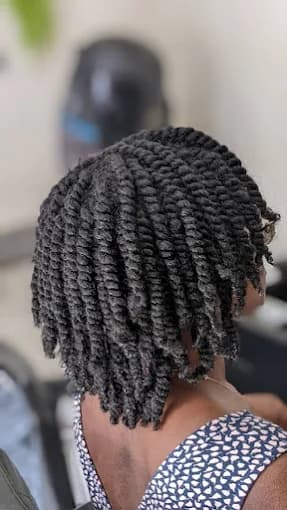 Twist hairstyle variation