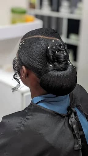 Wedding day hairstyle